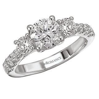 3-Stone DIA Semi-Mount D3/4CTW