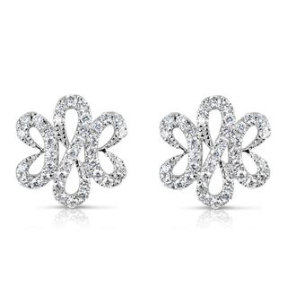 White Gold Diamond Earring