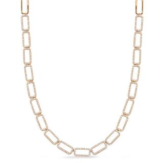 2.17ctw Yellow Gold Diamond Necklace 